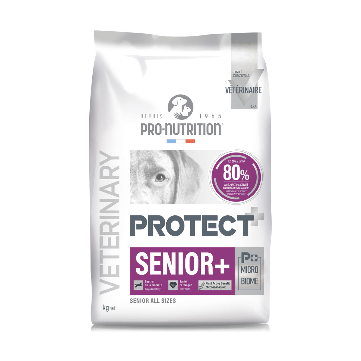 Protect Dog Senior+ i 12 kg sæk til hunde