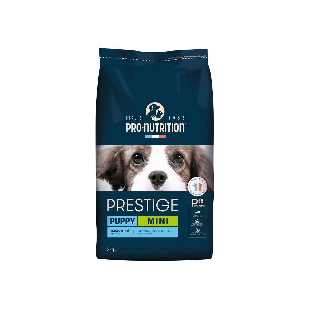 Prestige Puppy Mini i 3 kg pose til hunde