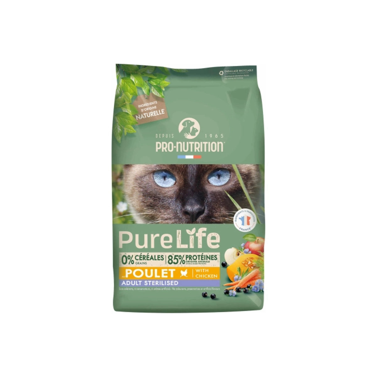 Purelife Cat Sterilized i 8 kg pose til katte – billede 2