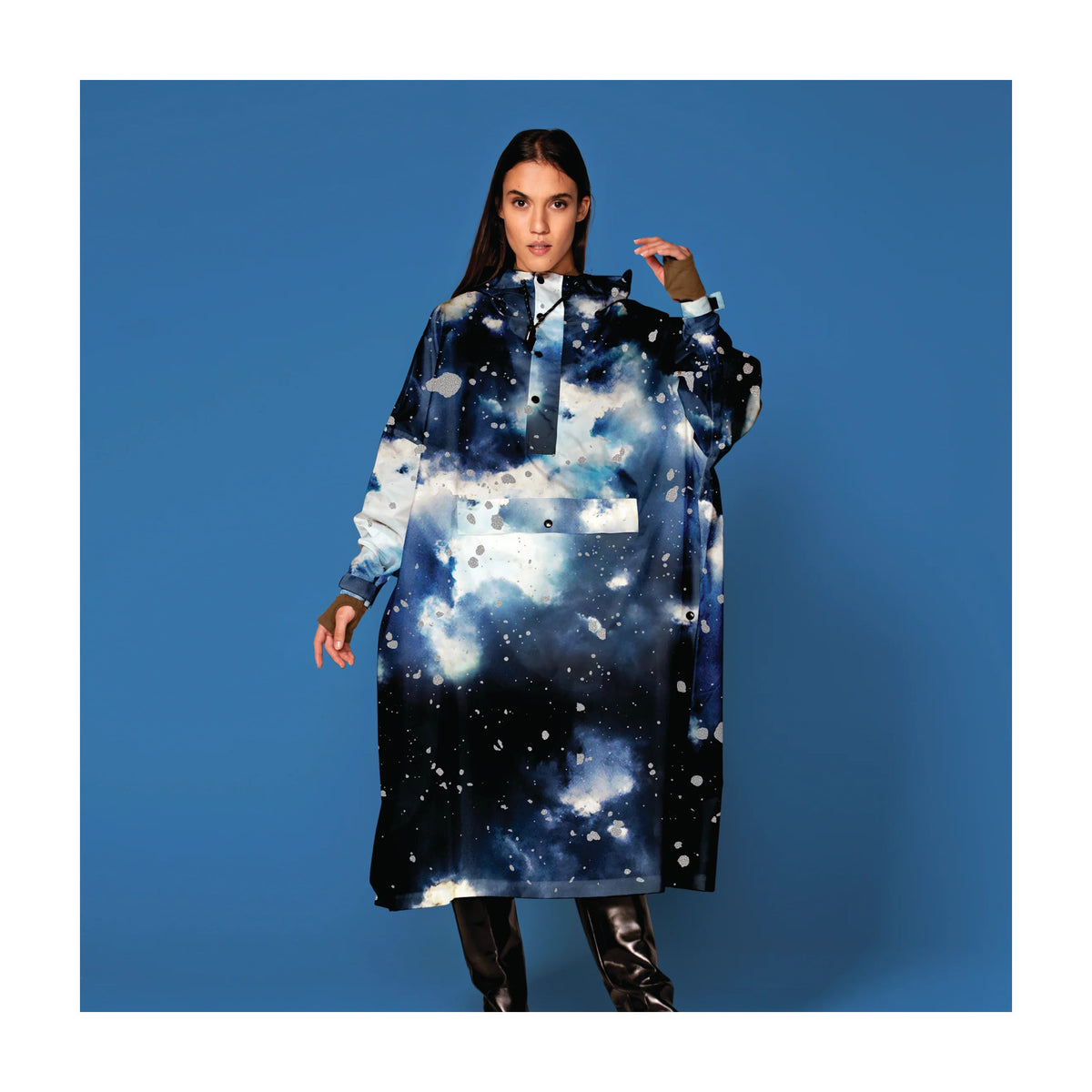Rainkiss Regnponcho Starry Night – billede 2