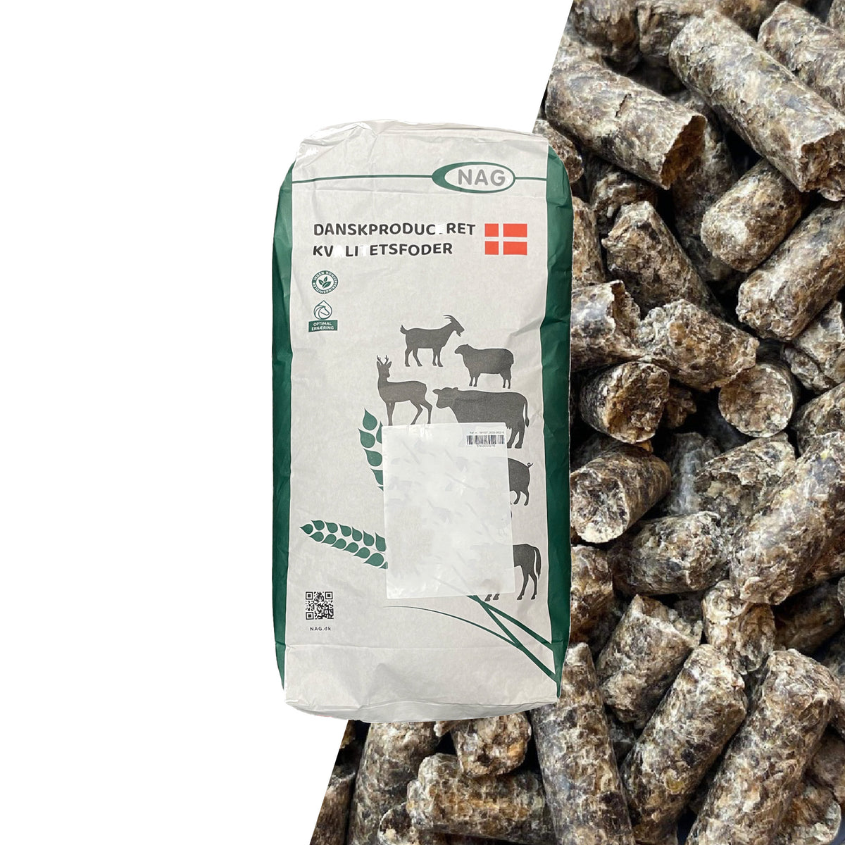 Roepiller i 20 kg sæk til heste fra NAG