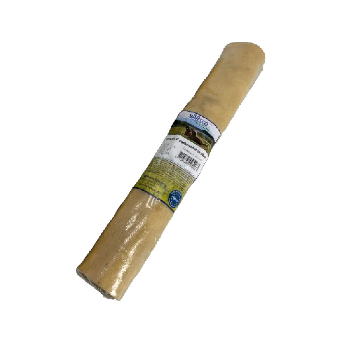 Oksehovedhud Rullet 23 i 25 cm pakning til hunde fra Whesco – billede 2