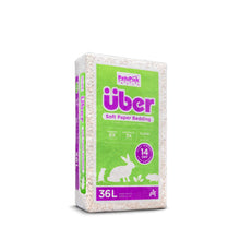 ÜBER Papirstrøelse 36 ltr til kaniner og gnavere