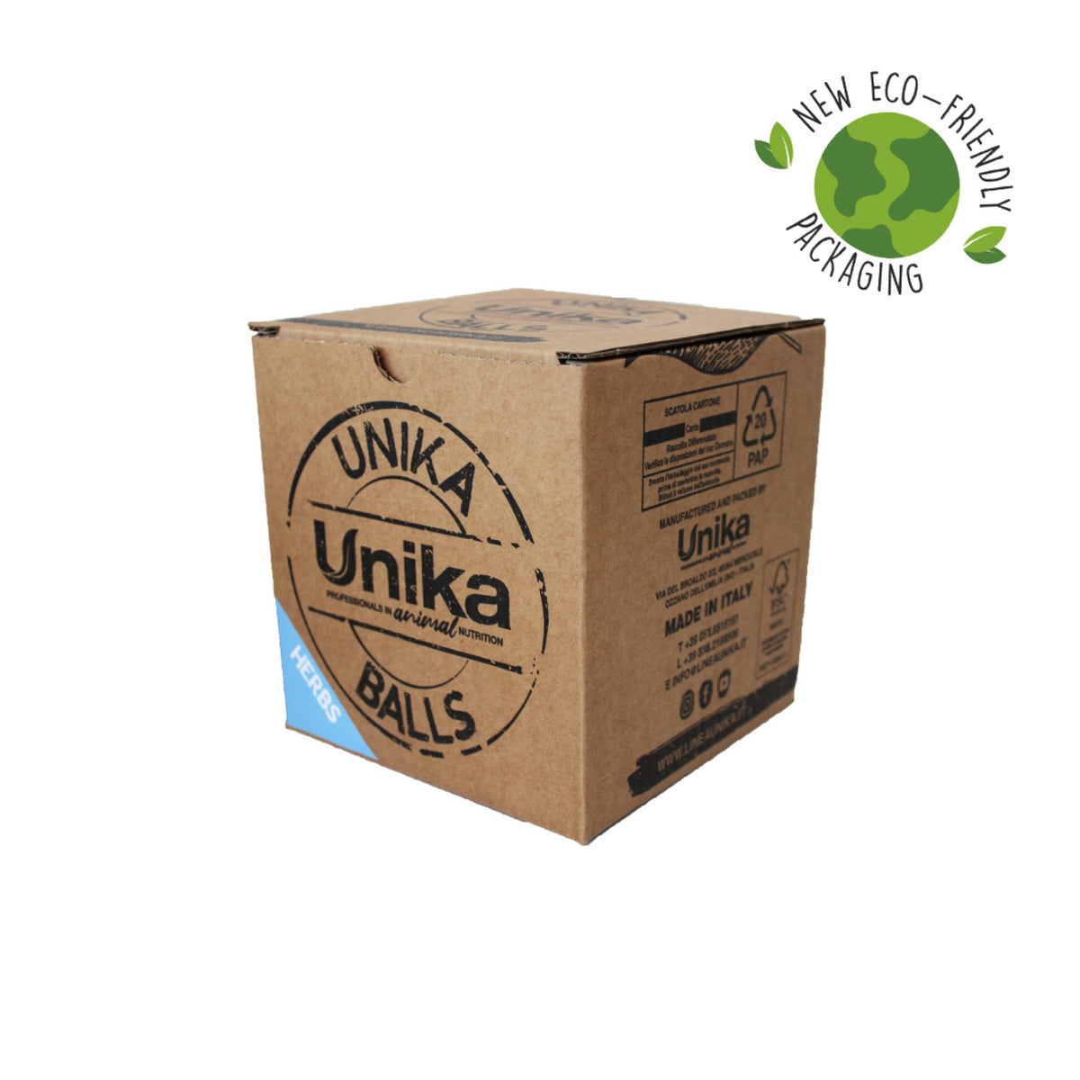Unika Balls Herbs i 1,8 kg pose til heste fra EKKIA SAS – billede 2