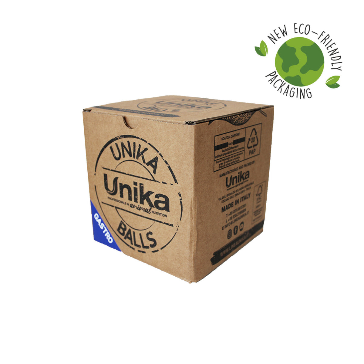 Unika Balls Gastro i 1,8 kg pose til heste fra EKKIA SAS – billede 2