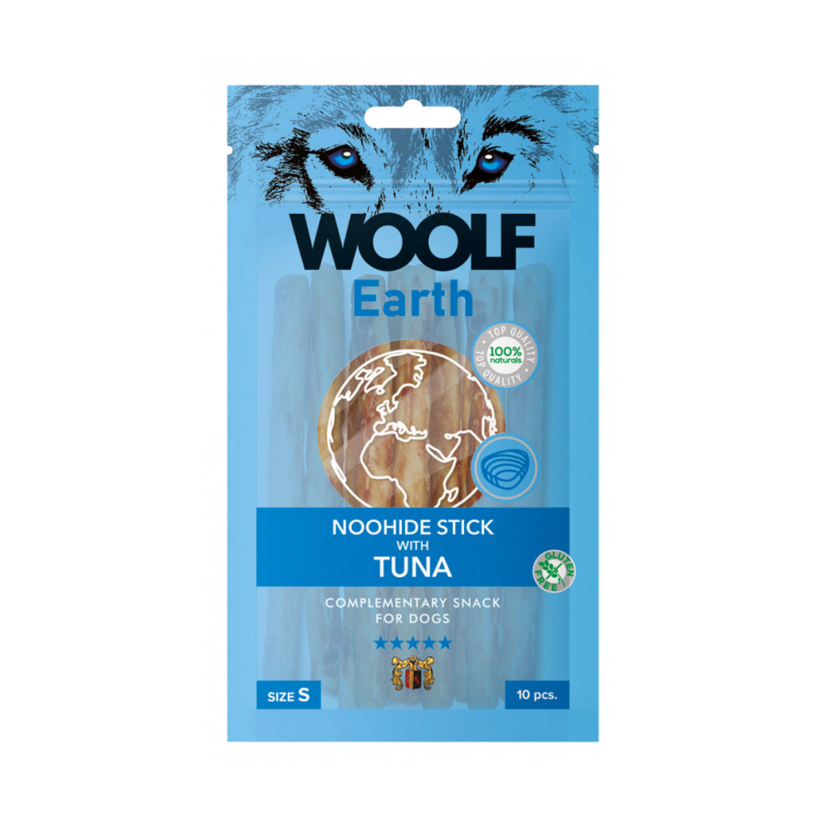 WOOLF Earth Noohide Tuna Small i 10 stk pakning til hunde