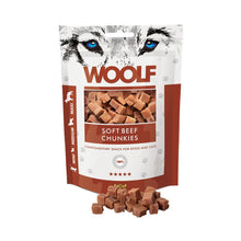 WOOLF Soft Beef Chunkies i 100 g pose til hunde