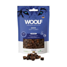 WOOLF Soft Duck Cubes i 100 g pose til hunde