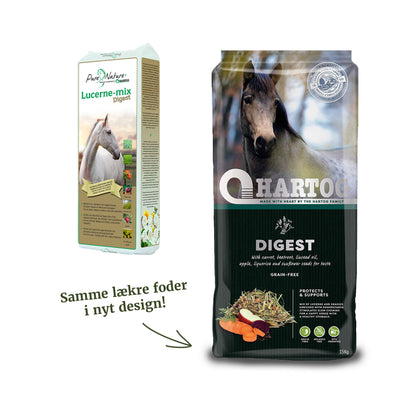 Hartog Digest Lucerne hestefoder i 15 kg sæk – billede 4