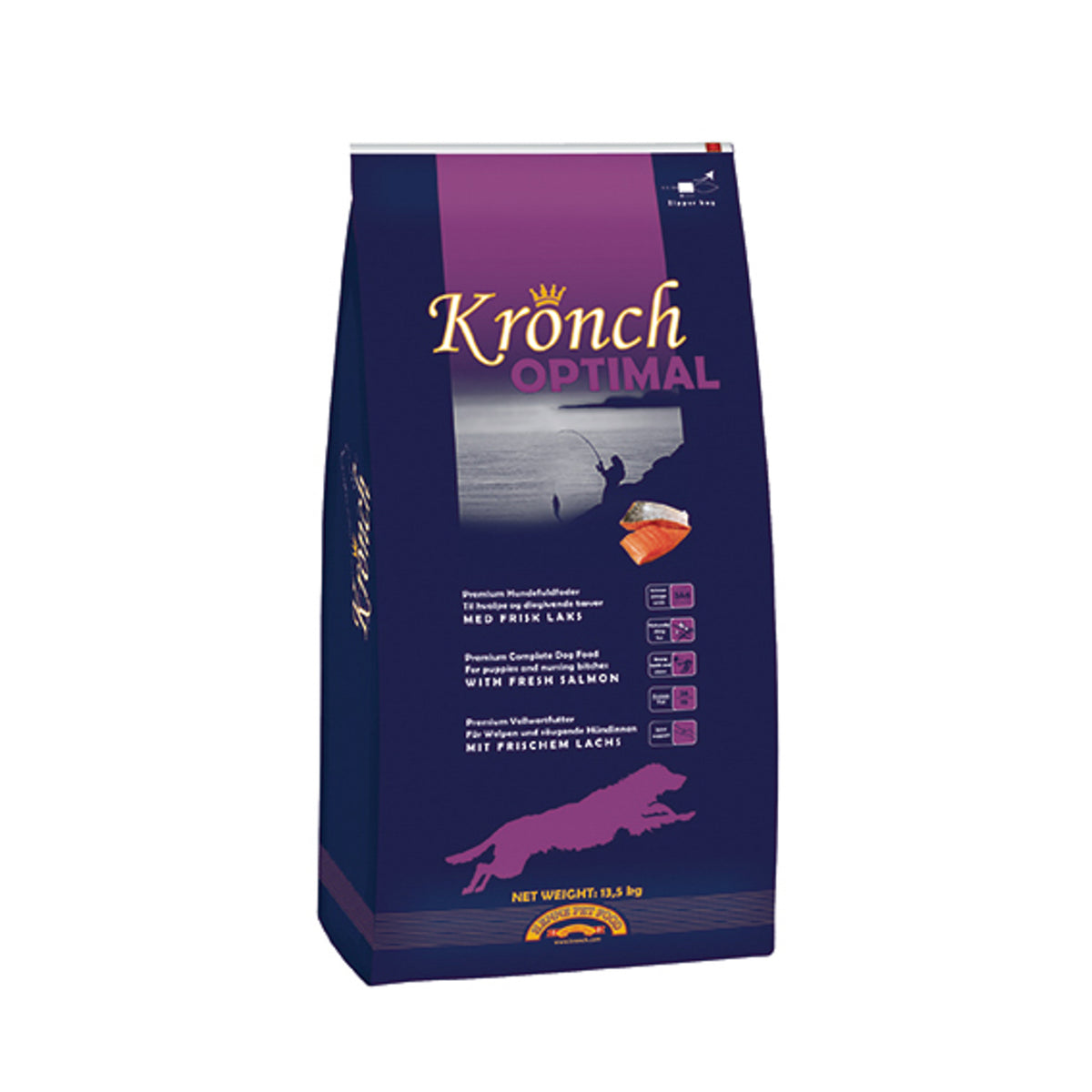 Kronch Optimal Puppy i 13,5 kg sæk til hunde