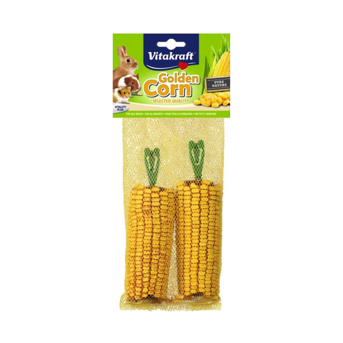 Majs Snack Golden Corn i 2 stk pakning til kaniner og gnavere fra Vitakraft – billede 2