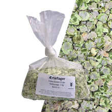Ærteflager snack i 1 kg pose til kaniner og gnavere fra Brogaarden
