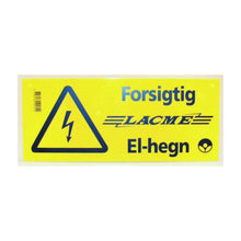 Advarselsskilt til hegn til heste fra Ryom