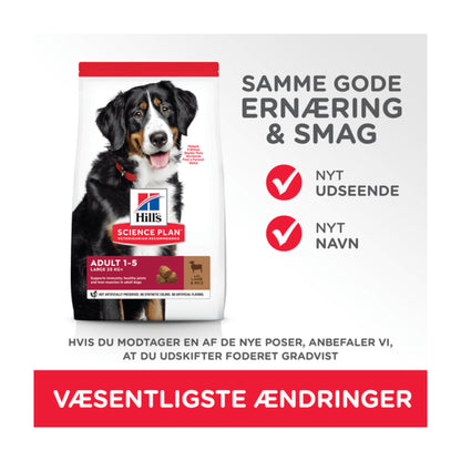 Hills Adult Large Breed Lamb & Rice i 12 kg sæk til hunde – billede 4
