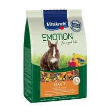 Vitakraft Emotion Beauty Adult Dværgkaninfoder i 1,5 kg pose til kaniner og gnavere