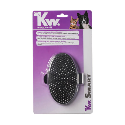 KW Smart Oval Pigbørste til hunde – billede 3