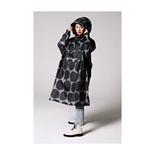 Rainkiss Regnponcho Black Polka
