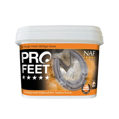 NAF ProFeet Pulver hestefoder i 1,3 kg pose