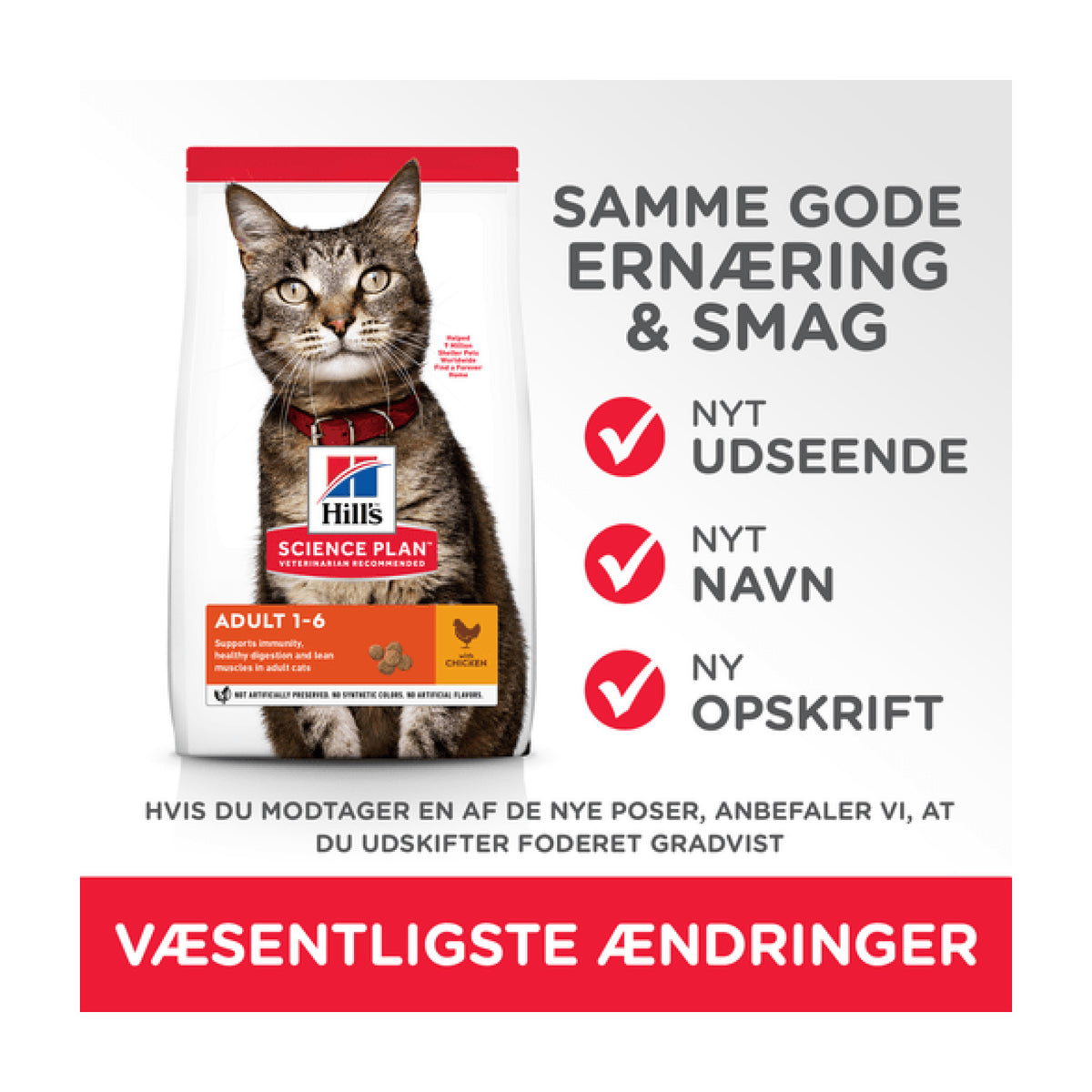 Hills Cat Adult Chicken i 7 kg pose til katte – billede 2