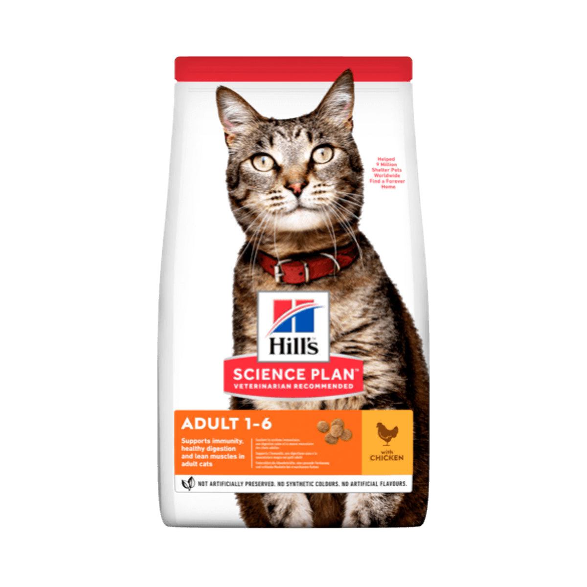 Hills Cat Adult Chicken i 3 kg pose til katte