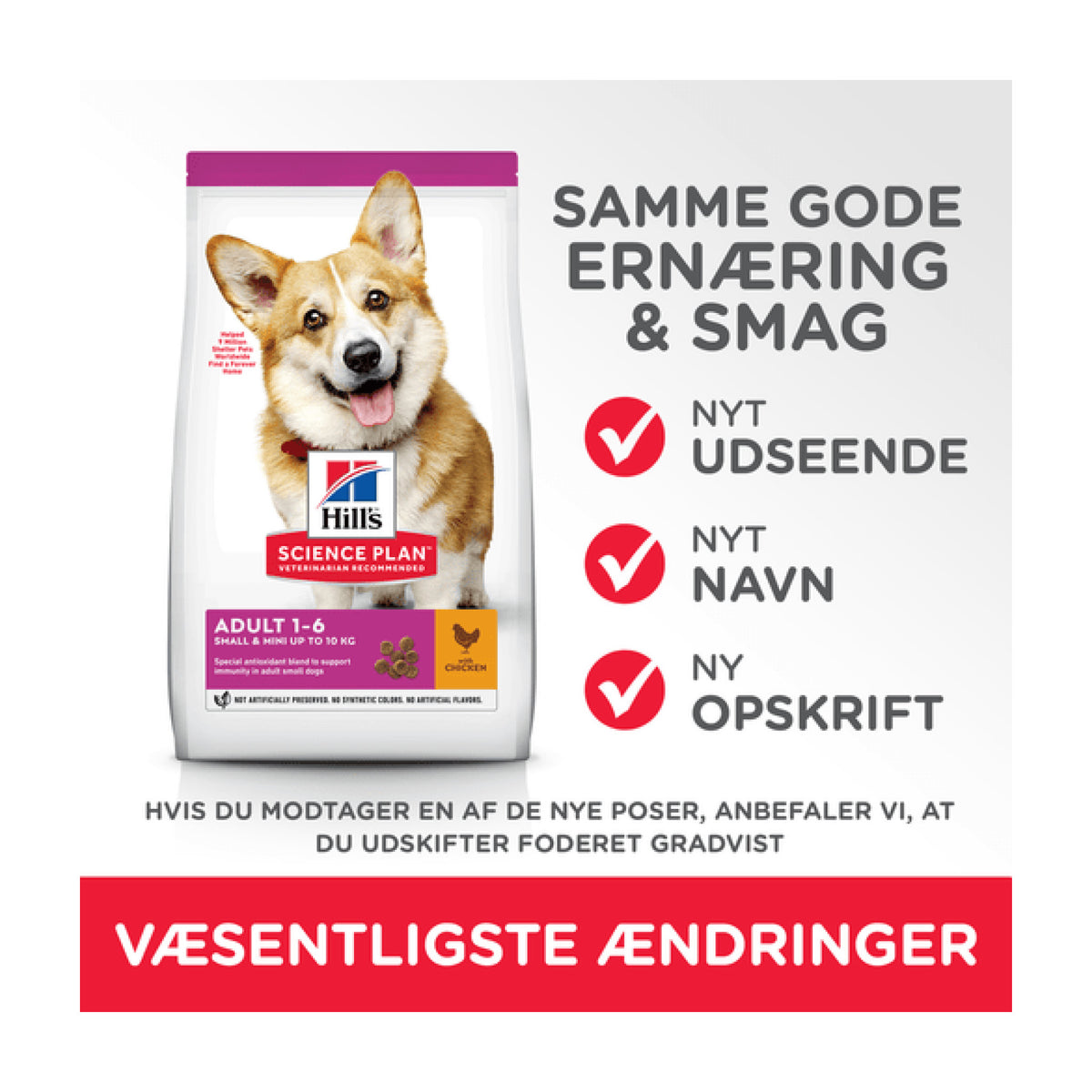 Hills Adult Small & Mini Chicken i 6 kg pose til hunde – billede 4