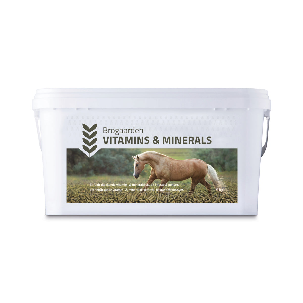 Brogaarden Vitamins & Minerals hestefoder i 5 kg pose – billede 2