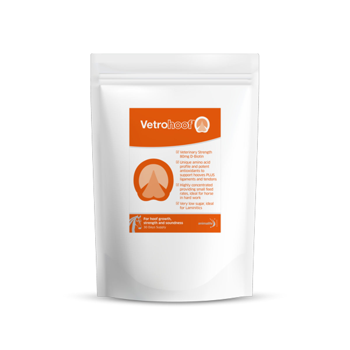 Vetrohoof hestefoder i 450 g pose fra Animalife