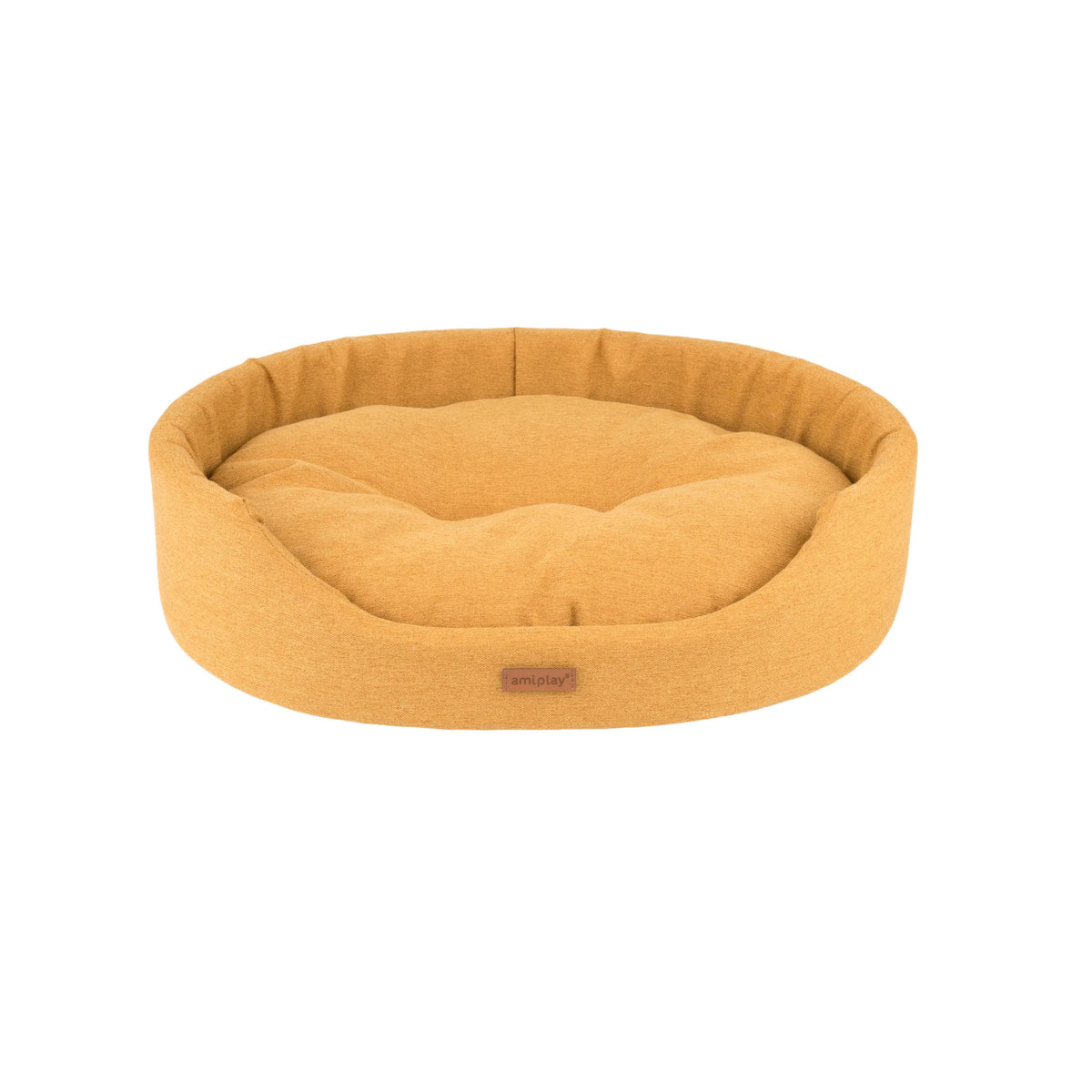 Amiplay Oval Hundeseng Gul til hunde fra KW