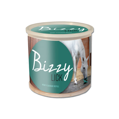 Bizzy Horse Lick Refill Mint hestefoder i 1 kg pose