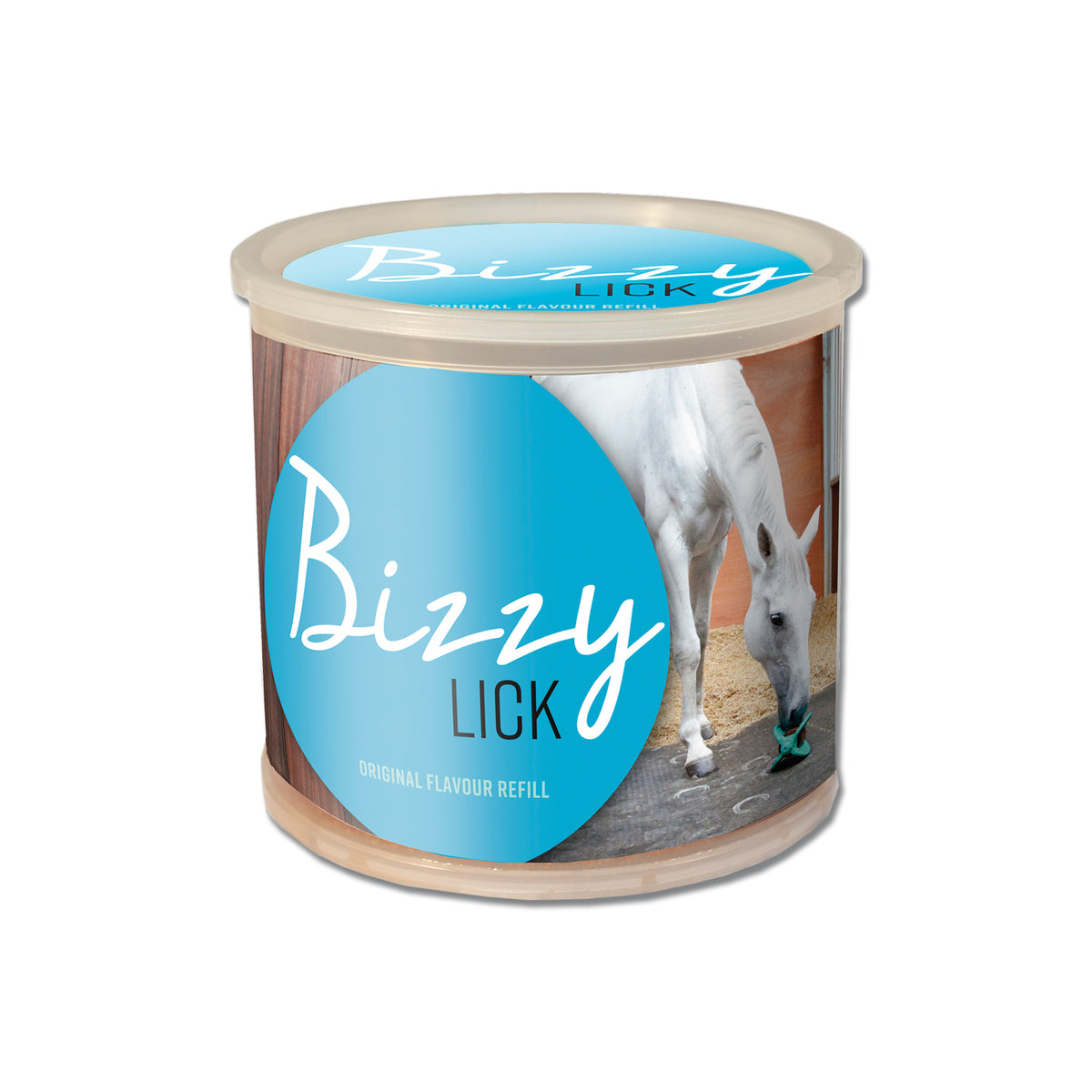 Bizzy Horse Lick Refill Lakrids hestefoder i 1 kg pose