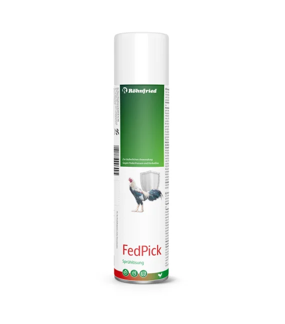 Caco-Spray Fed-Pick m. Hjortetaksolie i 400 ml flaske til høns fra America – billede 2