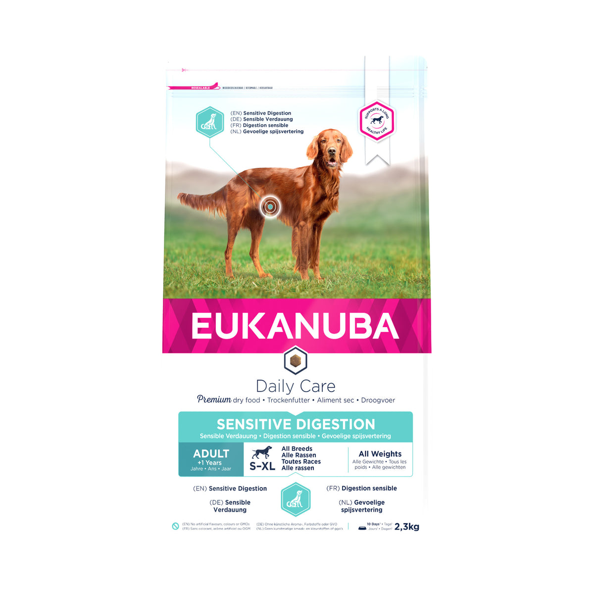 Eukanuba Sensitive Digestion i 2,3 kg pose til hunde