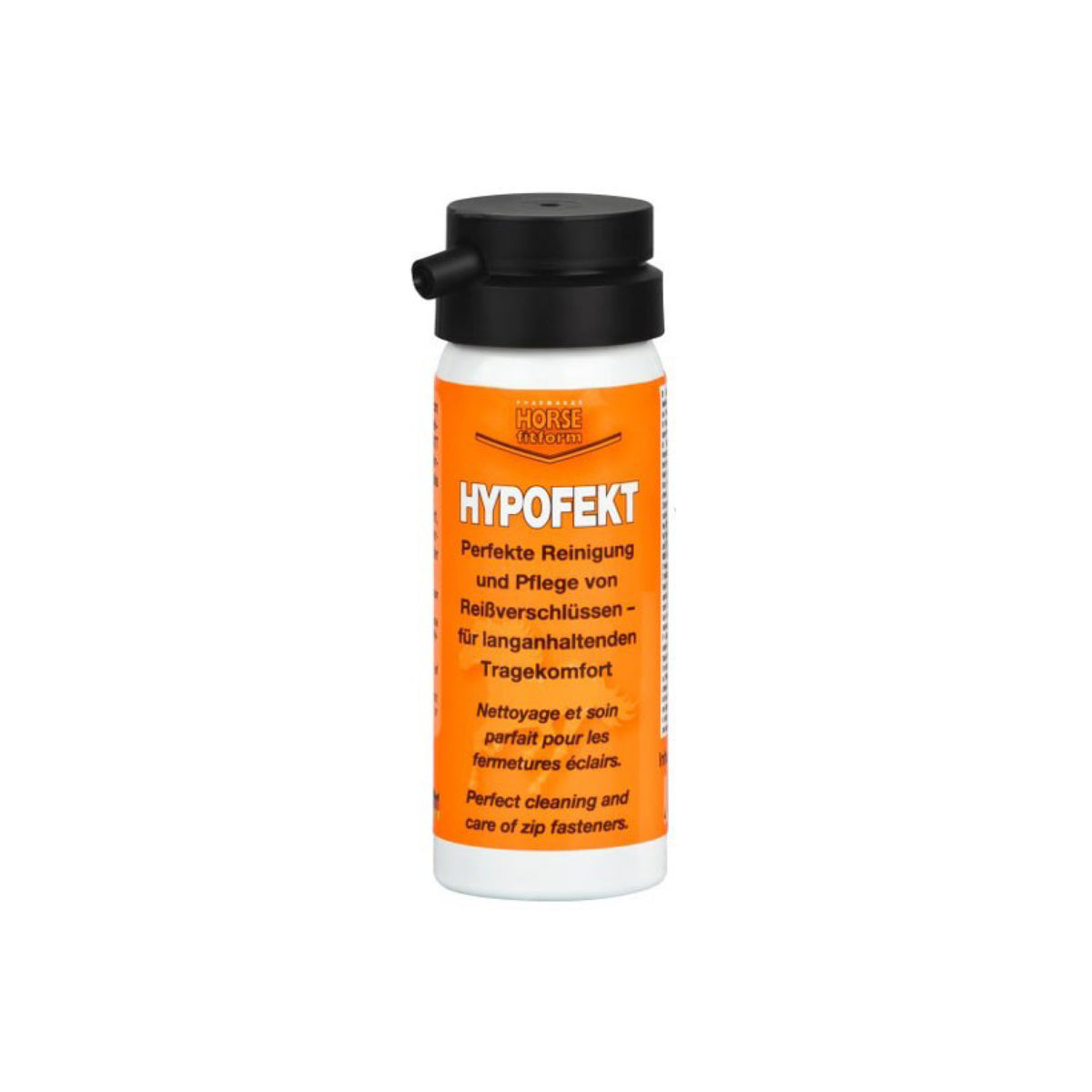 Hypofekt Lynlåsspray i 50 ml flaske til heste fra Øvrige