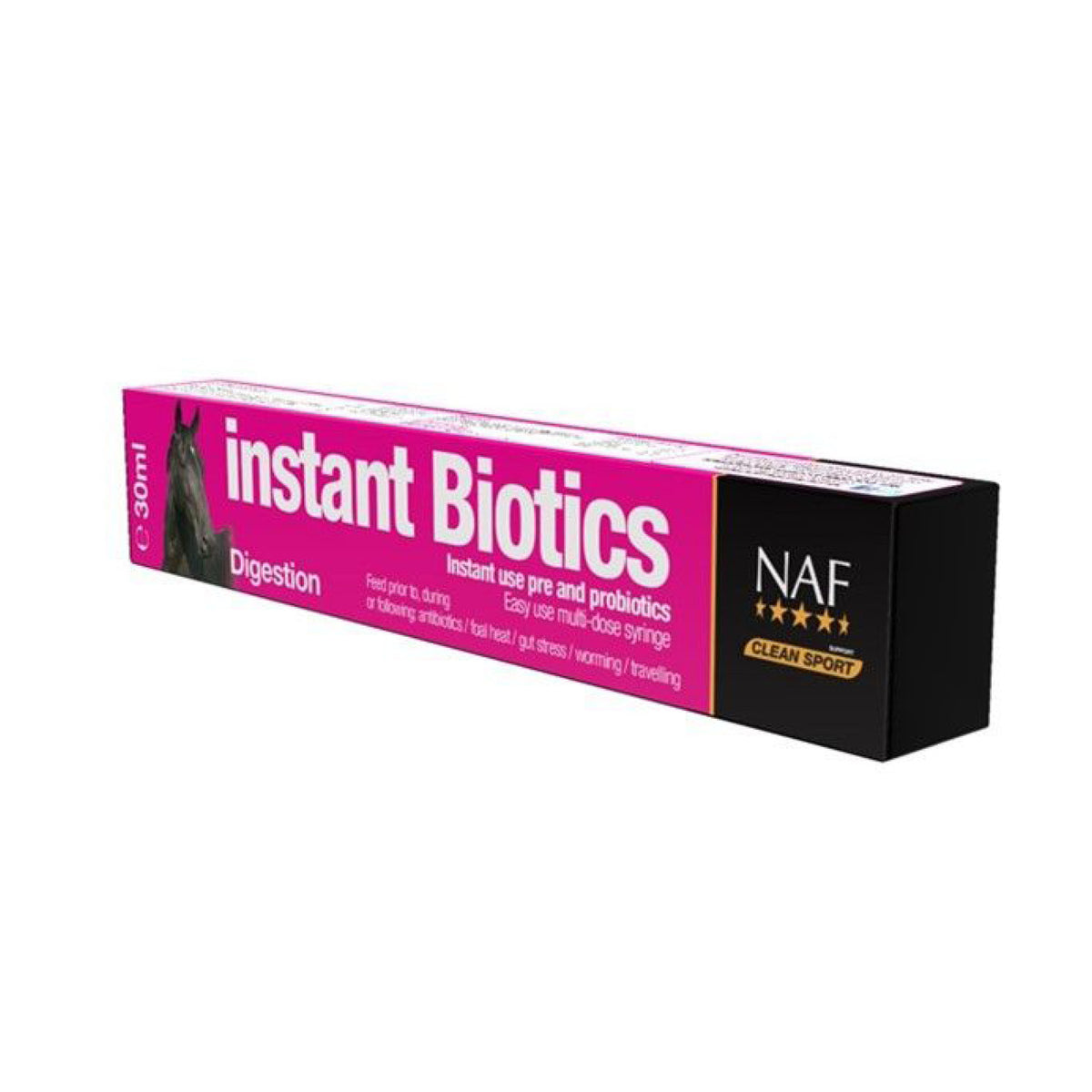 NAF Instant Biotics Probiotika hestefoder i 30 ml flaske