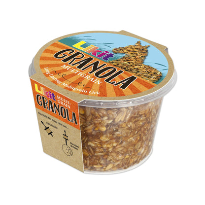 LIKIT Slikkesten Refill Granola Multigrain hestefoder i 550 g pose – billede 2