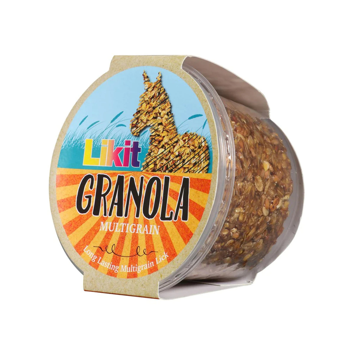 LIKIT Slikkesten Refill Granola Multigrain hestefoder i 550 g pose