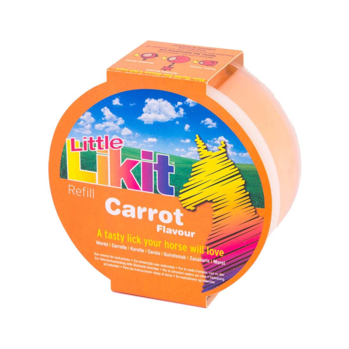 LIKIT Slikkesten Little Refill Gulerod hestefoder i 250 g pose