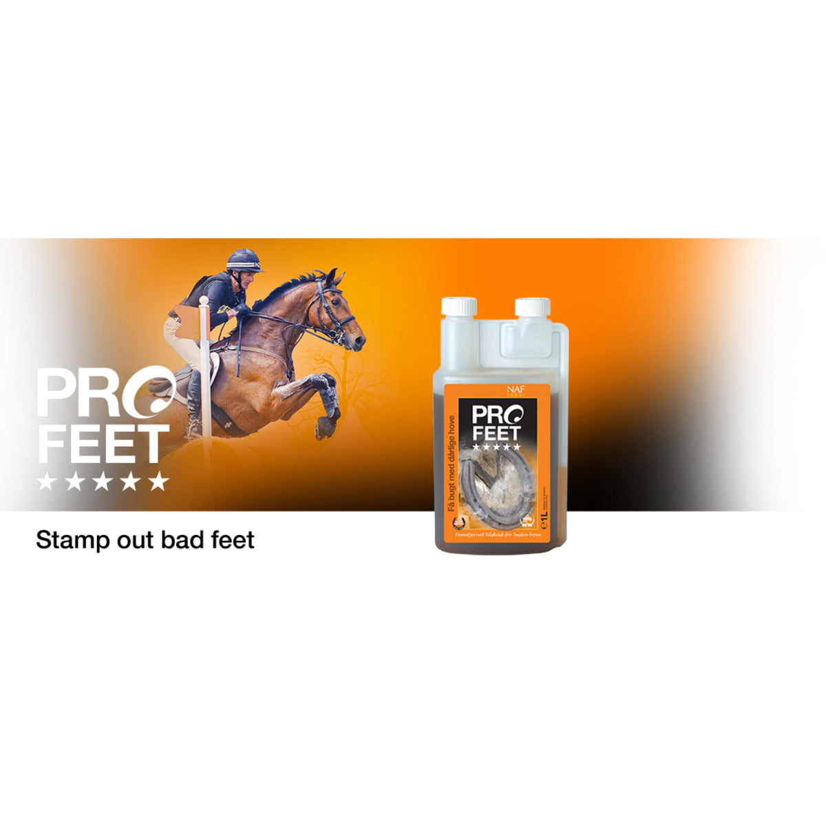 NAF ProFeet Liquid 1 ltr hestefoder – billede 2