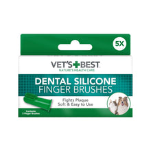 Vets Best Dental Finger Toothbrush Fingertandbørste i 5 stk pakning til hunde fra Øvrige