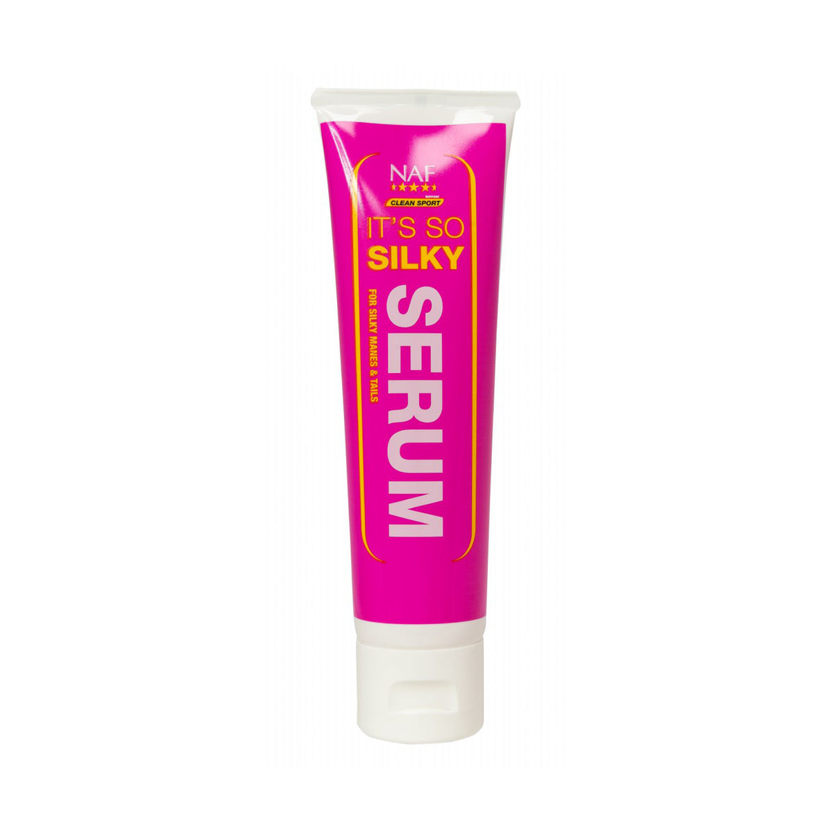 NAF Silky Serum i 100 ml flaske til heste